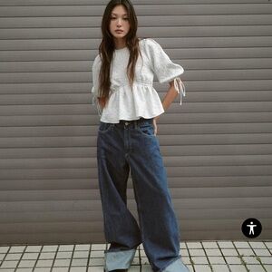 Zara VOLUMINOUS JACQUARD SHIRT Size XXL NWT